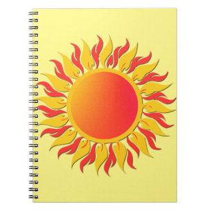 Caderno Espiral Raio de sol