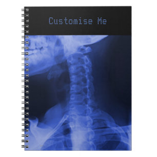 Caderno Espiral Raios X 2 - Azul eletromagnético