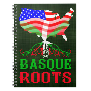 Caderno Espiral Raízes Americanas Bascas