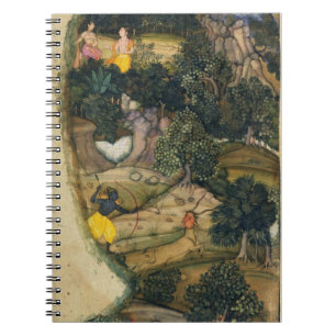 Caderno Espiral Rama que persegue os cervos dourados, do