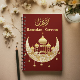 Caderno Espiral Ramadan Kareem Ramadan Mubarak