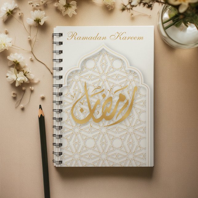 Caderno Espiral Ramadan Kareem Ramadan Mubarak (Criador carregado)