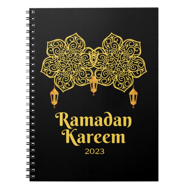 Caderno Espiral Ramadan Kareem Significado - Eid Mubarak 2023 (Frente)