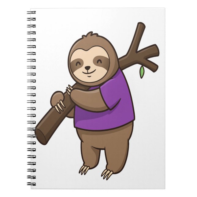 Caderno Espiral Ramificação de Árvore de Hugging Larga Vestindo Ro (Frente)