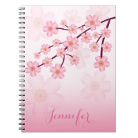 Ramo Sakura Flor de Cerejeira Rosa com Nome Person