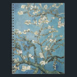 Caderno Espiral Ramos da amêndoa de Vincent van Gogh | na flor,<br><div class="desc">A amêndoa ramifica na flor,  1890,  biblioteca de Vincent camionete Gogh_x000D_ DGA593582_x000D_ _x000D_ De Agostini Imagem</div>