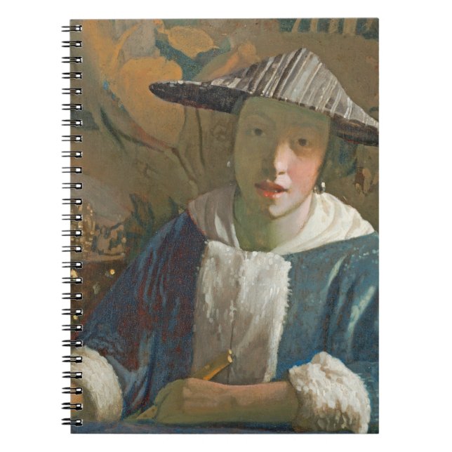 Caderno Espiral Rapariga com uma flauta, c.1665-70 (Frente)
