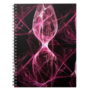 Caderno Espiral Rapariga Punk Rock Pink Waves
