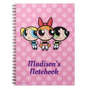 Caderno Espiral Raparigas Powerpuff: Açúcar, Especiarias e Tudo Mu