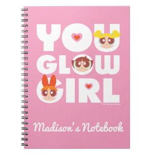 Caderno Espiral Raparigas Powerpuff: Garota Brilhante