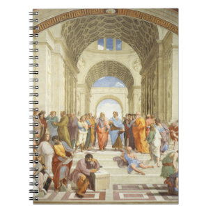 Caderno Espiral Raphael - A escola de Atenas 1511