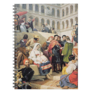 Caderno Espiral Raphael no vaticano, 1832 (óleo em canvas)