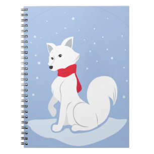 Caderno Espiral Raposa Árctica