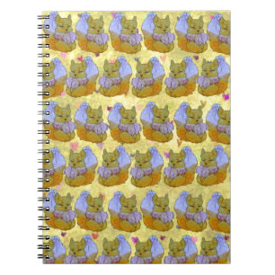 Caderno Espiral Raposa chamada Dice