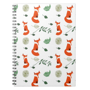 Caderno Espiral Raposas