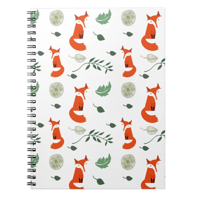 Caderno Espiral Raposas (Frente)