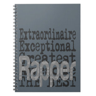 Caderno Espiral Rapper Extraordinaire