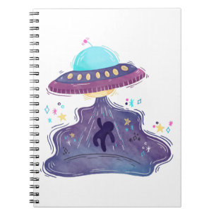 Caderno Espiral rapto de alienígenas