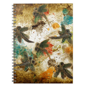 Caderno Espiral Rascunho Russo de Dragonfly