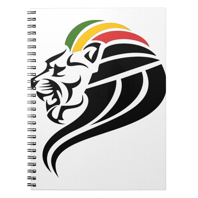 Caderno Espiral Rasta Lion (Frente)