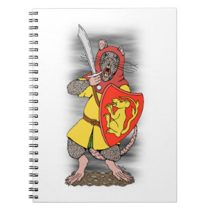 Caderno Espiral Rato Guerreiro com Falchion