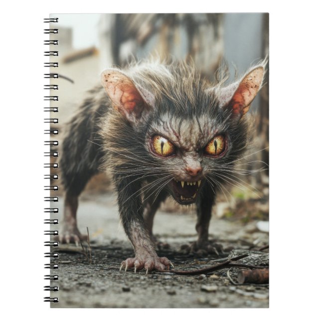 Caderno Espiral Rato monstro  (Frente)
