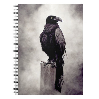 Caderno Espiral Raven em posto