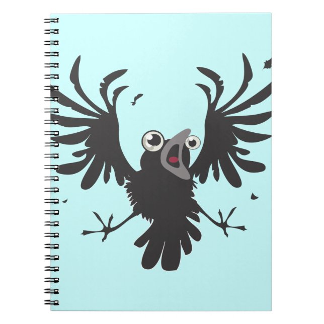 Caderno Espiral Raven~notebook maluco (Frente)