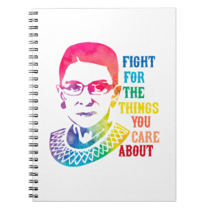 Caderno Espiral RBG Luta Pelas Coisas Que Você Se Importa
