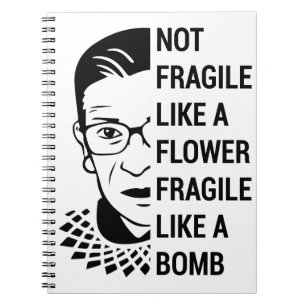 Caderno Espiral RBG notório, Ruth Bader Ginsburg, RBG Feminista