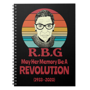 Caderno Espiral RBG - Que sua memória seja uma revolução
