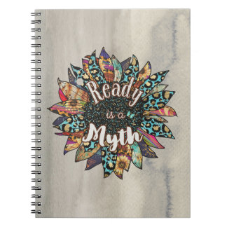 Caderno Espiral Ready is a Myflower Boho Notebook