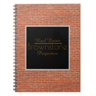 Caderno Espiral Real Estate Notebook | Brownstone