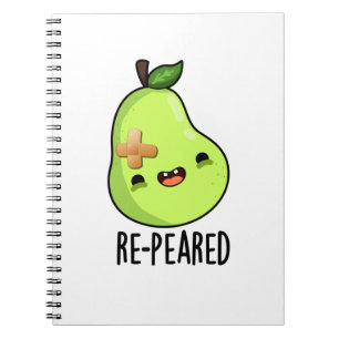 Caderno Espiral Reapareceu a Pera da Fruta Divertida Piada