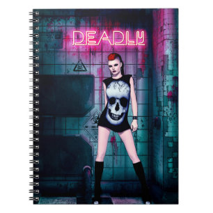 Caderno Espiral Rebelde Mortal