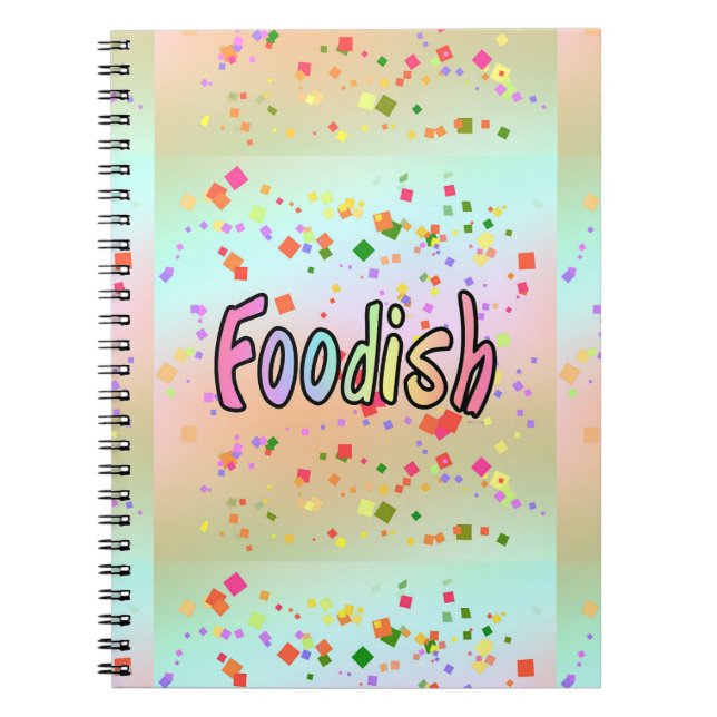 Caderno Espiral Receita FOODISH (Frente)