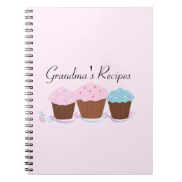 Caderno Espiral Receitas da vovó - Cupcakes Foscos
