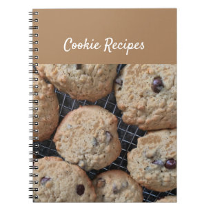 Caderno Espiral Receitas de cookies favoritas