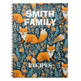 Caderno Espiral Receitas de cozinha personalizada de animais