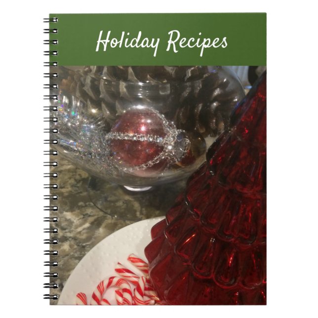Caderno Espiral Receitas de Feriado (Frente)