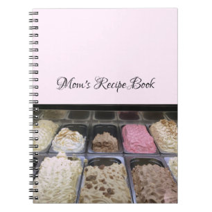 Caderno Espiral Receitas de Gelato das Mães