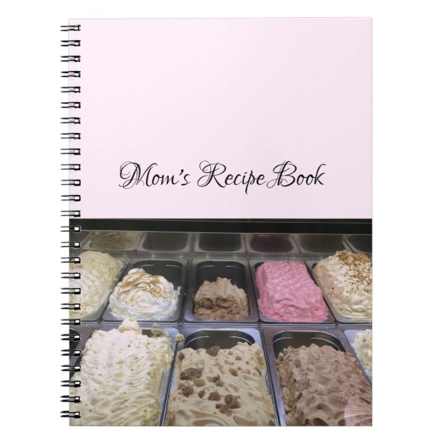 Caderno Espiral Receitas de Gelato das Mães (Frente)