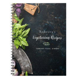 Caderno Espiral receitas do cozinhar de lar vingativo do livro de 