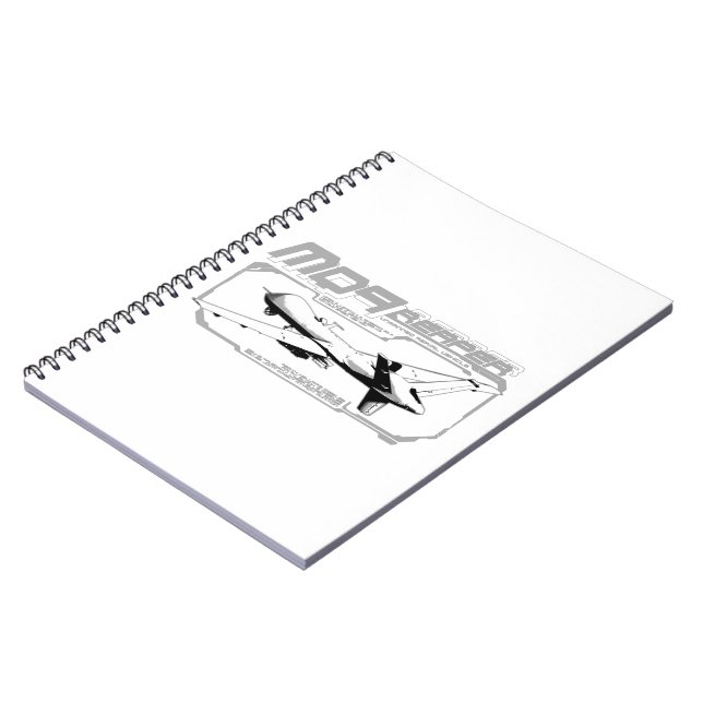 Caderno Espiral Receptor MQ-9 (Left Side)