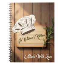 Recipe Journal for New Traditions | Wooden Recipe 