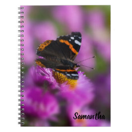 Caderno Espiral Red Almirante Butterfly Notebook Espiral