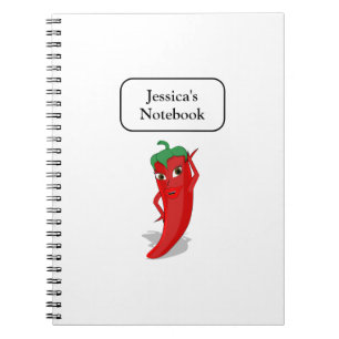 Caderno Espiral Red Hot Pepper Diva