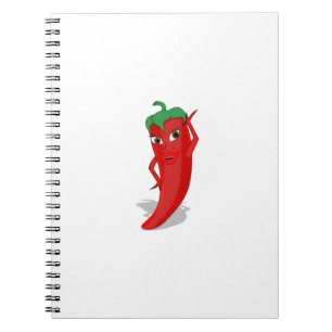 Caderno Espiral Red Hot Pepper Diva