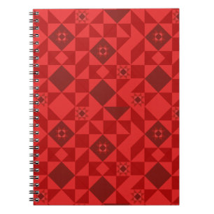 Caderno Espiral Red Nordic Star Christmas Bright