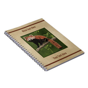 Caderno Espiral Red Panda